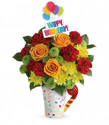 Happy Birthday Party<br><b>FREE DELIVERY from Flowers All Over.com 